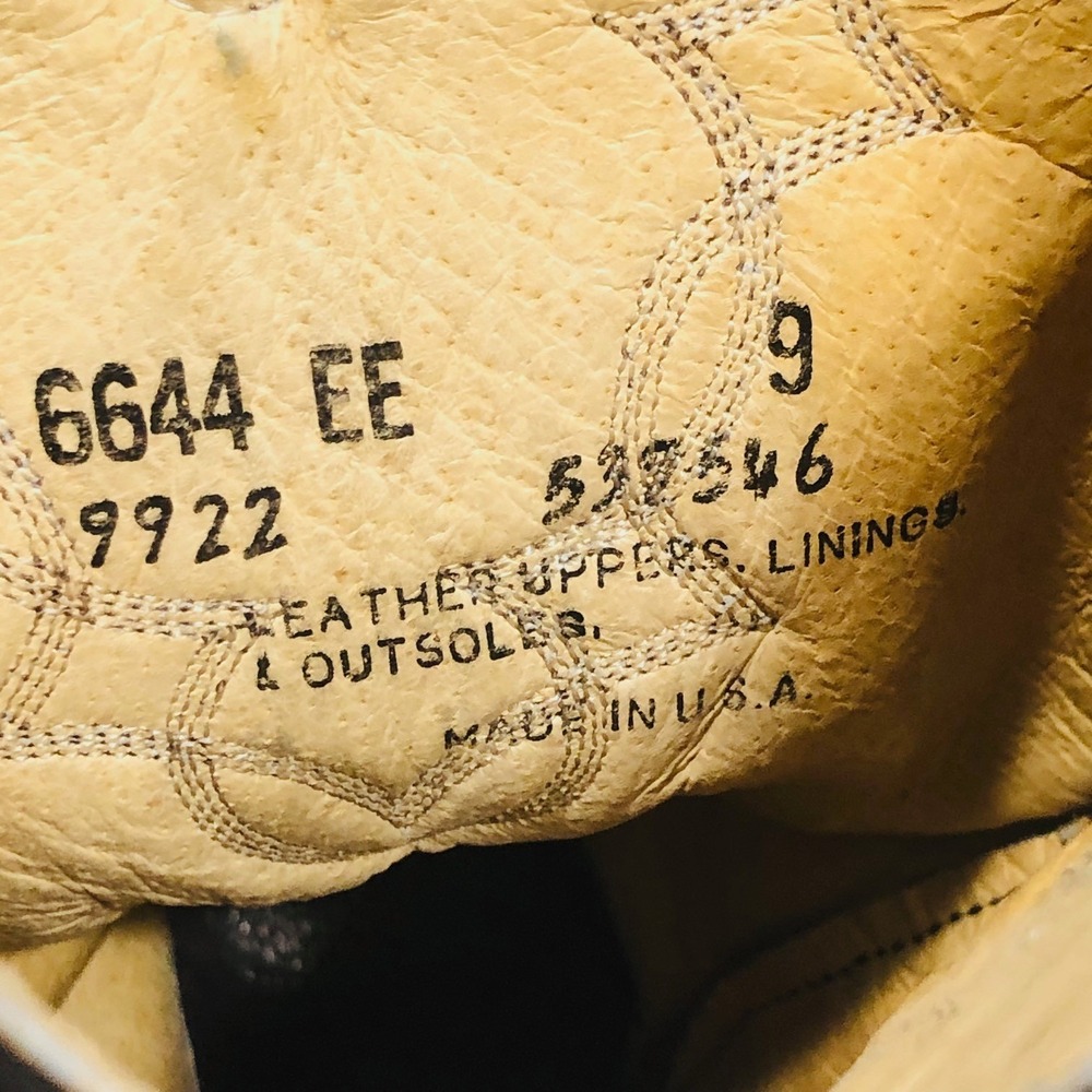 Abilene Men's 9EE Western Boots Elk Leather Cowboy Cowgirl Work Ranch‎ Farm USA - Picture 14 of 15